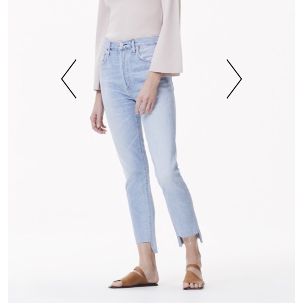 Citizens of Humanity Liya hi-Lo hem jeans, size 27